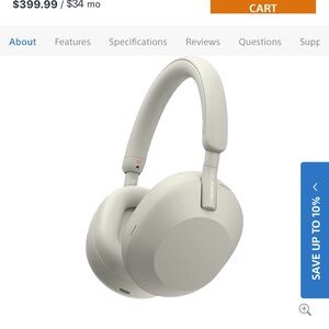 WH-1000XM5 Sony Over-Ear Wireless Headphones